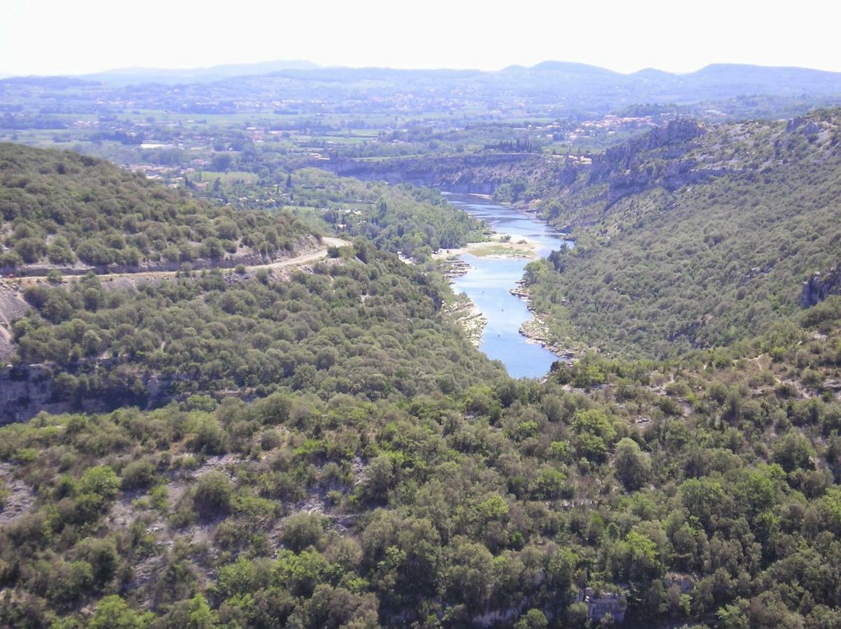 La Cigale - Pte Des Gorges - Piscine Privee Chauffee Βίλα Vallon-Pont-dʼArc Εξωτερικό φωτογραφία